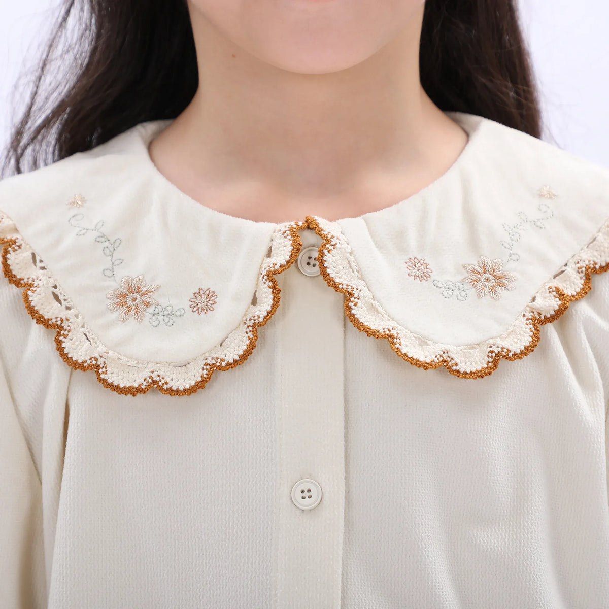 Casual Floral Shirt for Girls Image