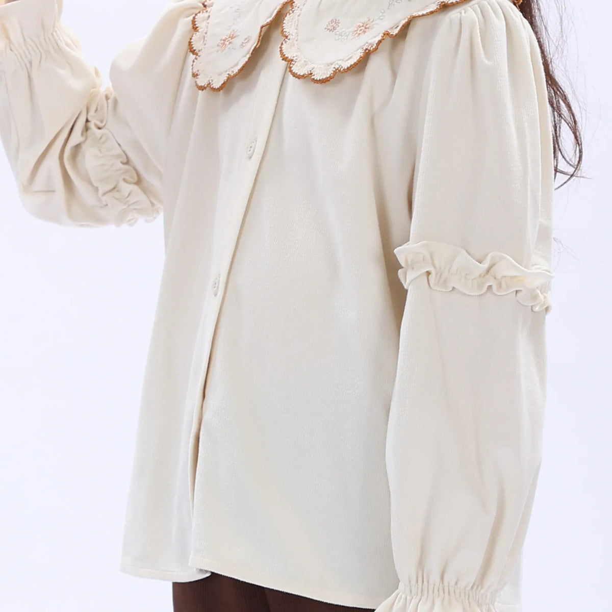 Casual Floral Shirt for Girls Image