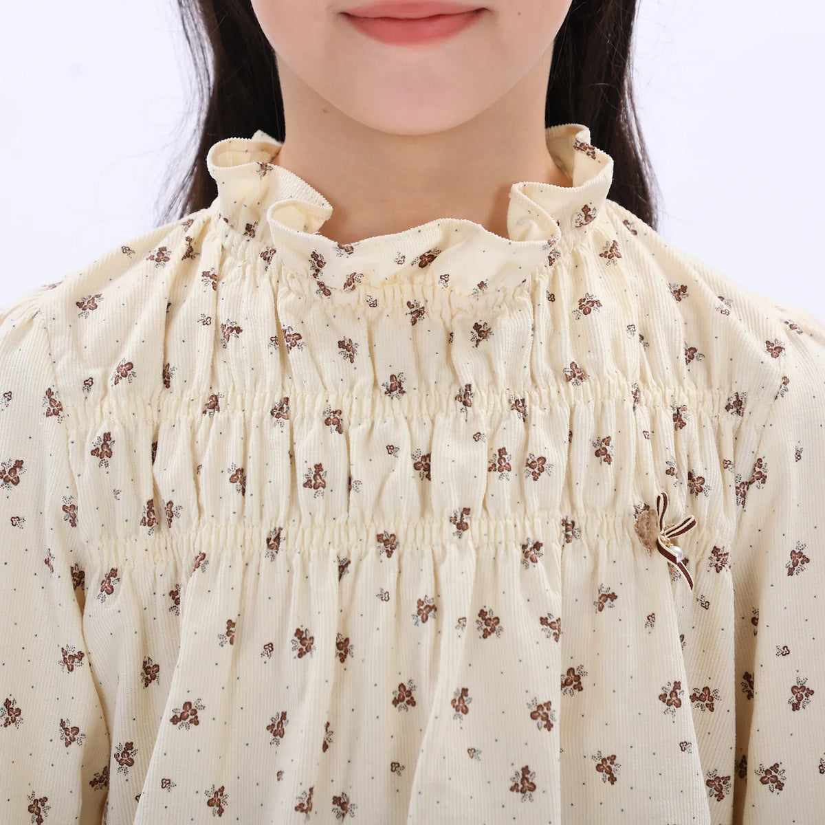 Casual Floral Shirt for Girls Image