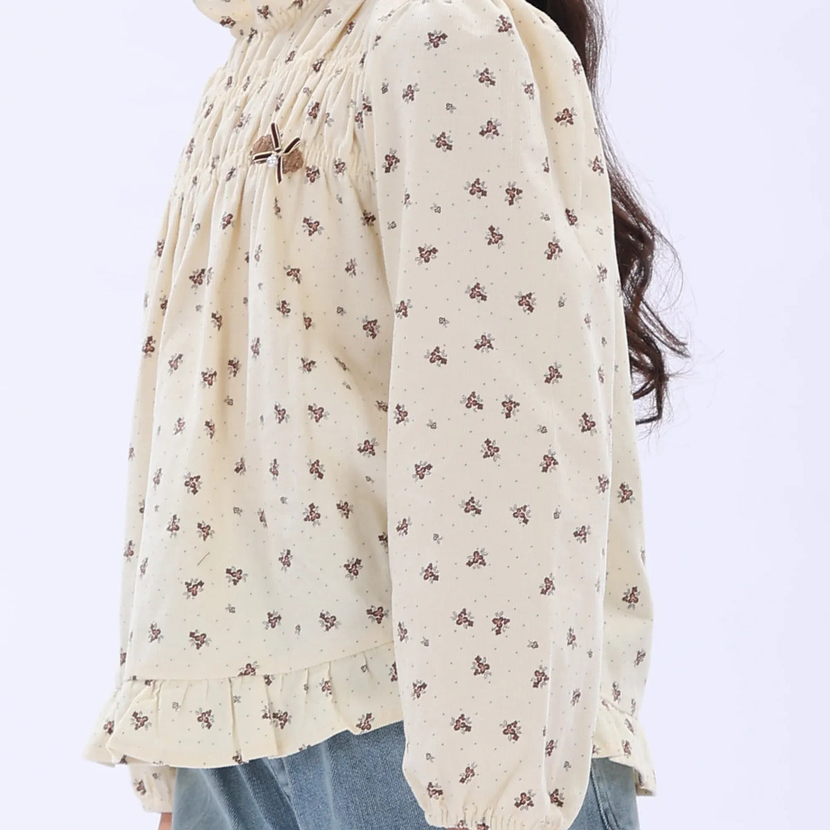 Casual Floral Shirt for Girls Image