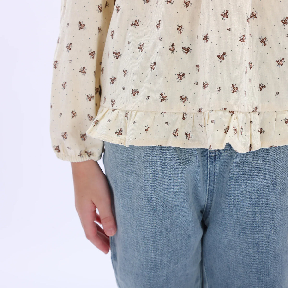 Casual Floral Shirt for Girls Image