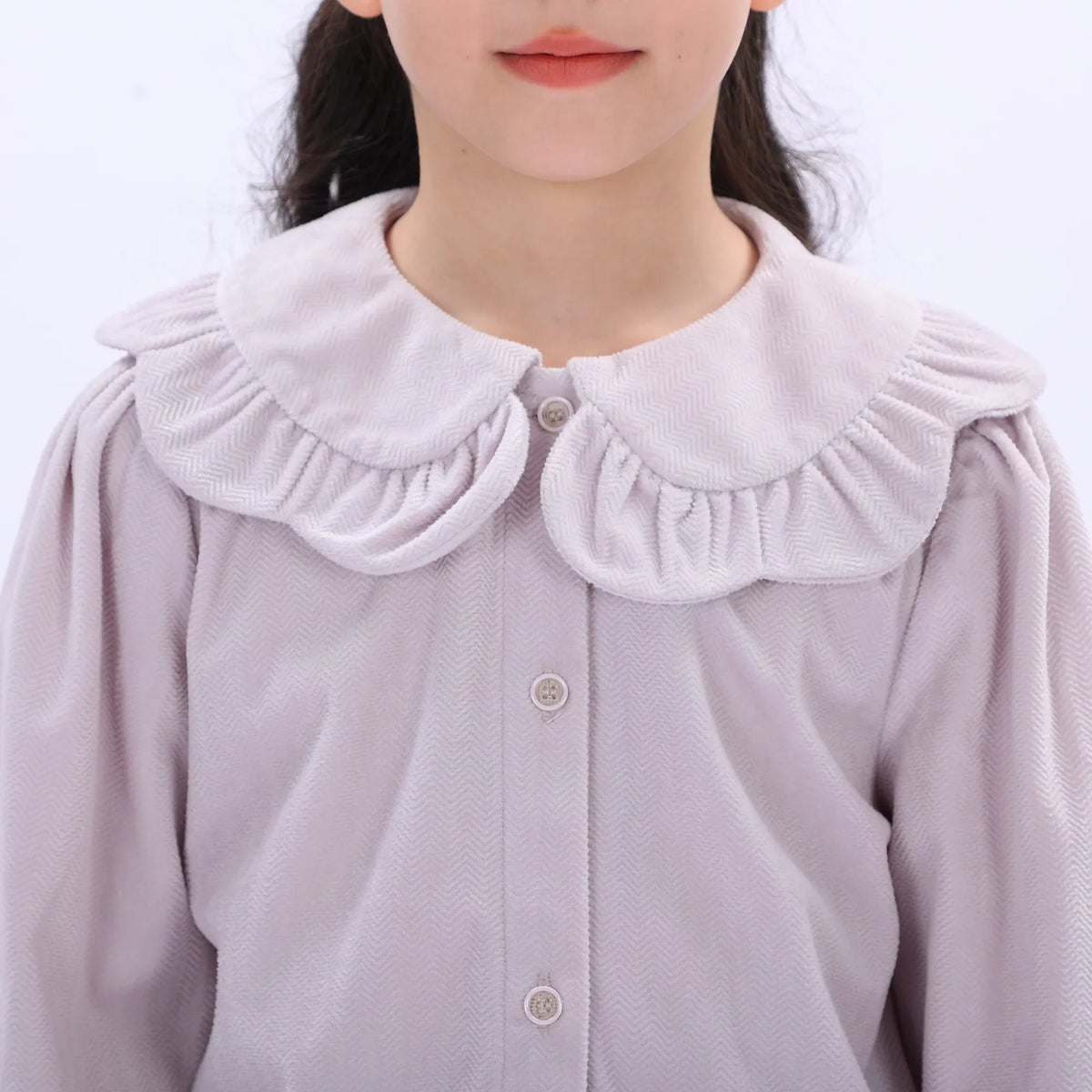 Casual Plain Shirt for Girls Image