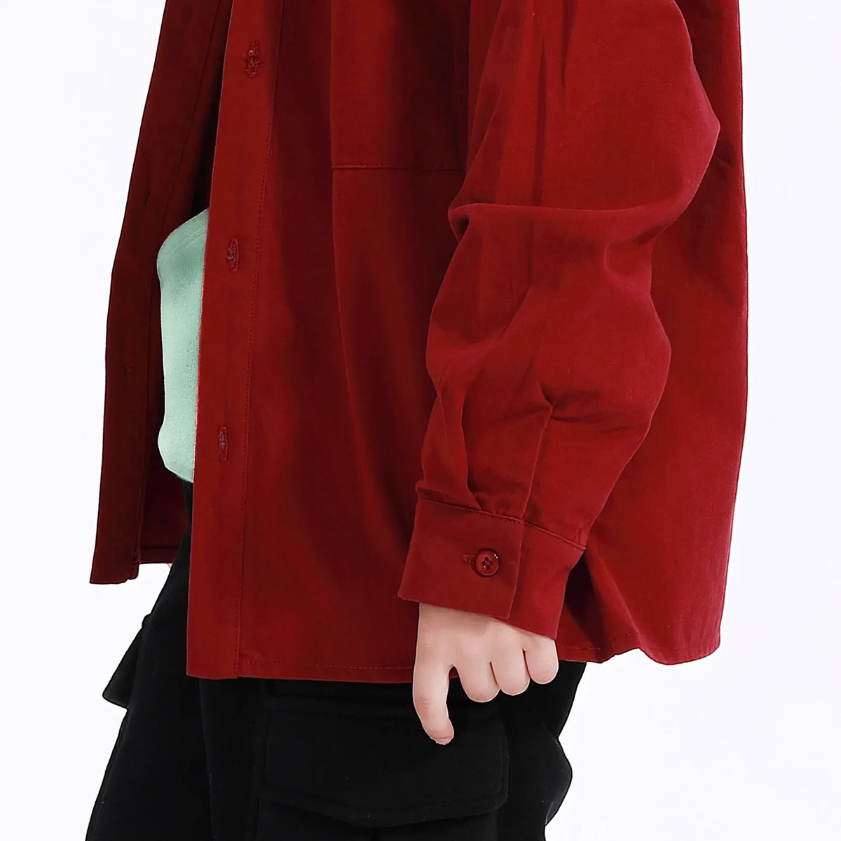 Casual Plain Shirt for Boys Image