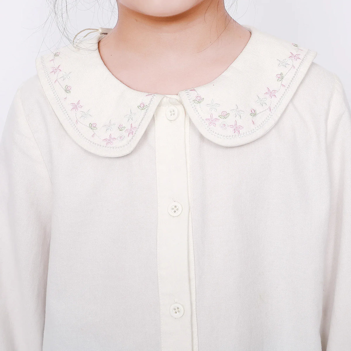 Casual Floral Shirt for Girls Image