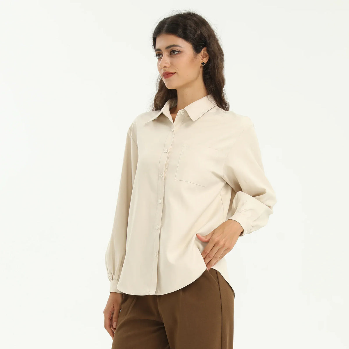 Elegant Plain Shirt for Women Image