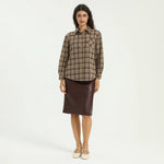 Elegant Checked Shirt for Women Image