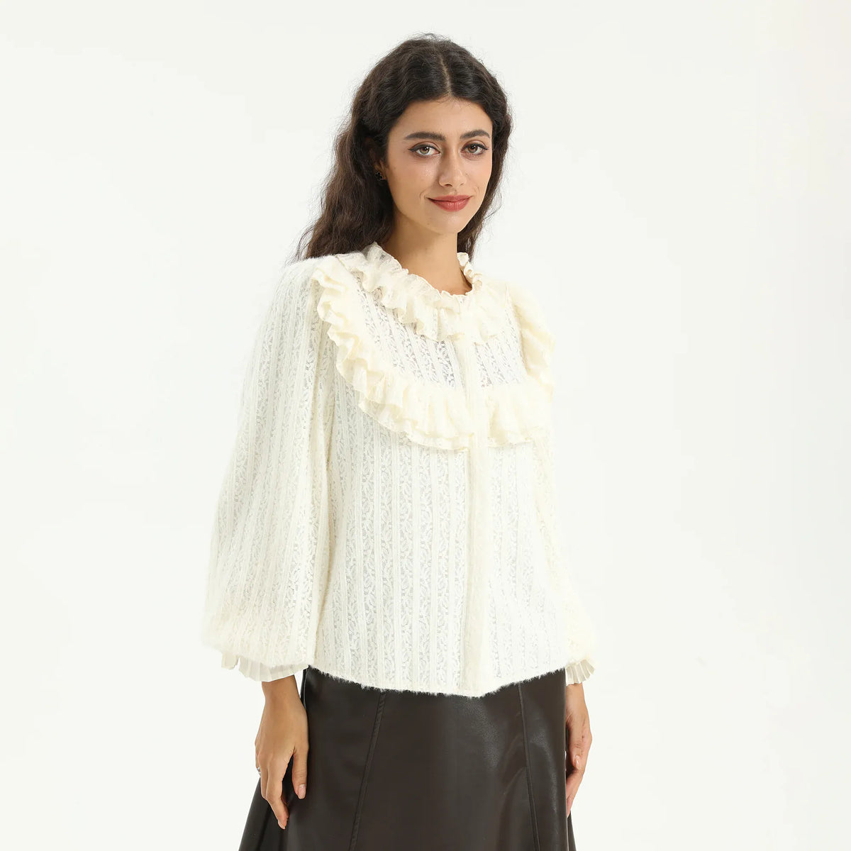 Elegant Jacquard Shirt for Women Image