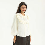 Elegant Jacquard Shirt for Women Image