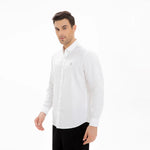 White Elegant Classic Shirt for Men Image