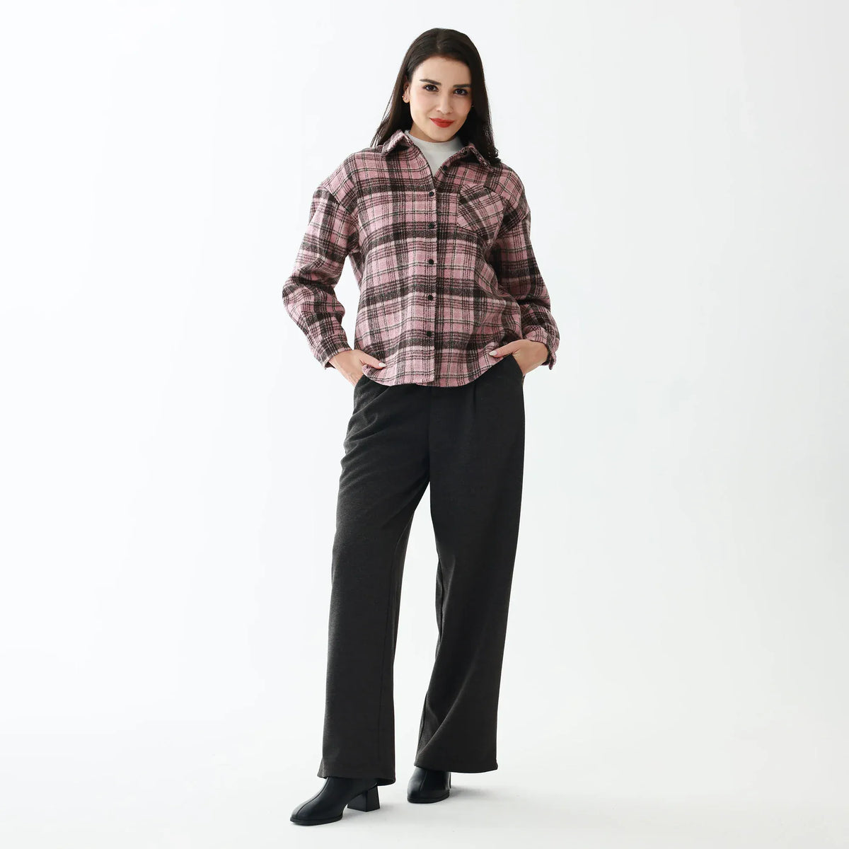 Elegant Checked Shirt for Women Image