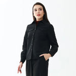 Elegant Jacquard Shirt for Women Image