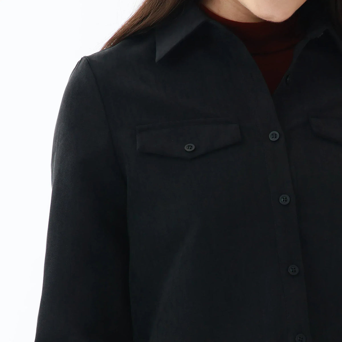 Elegant Jacquard Shirt for Women Image