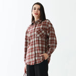 Elegant Checked Shirt for Women Image