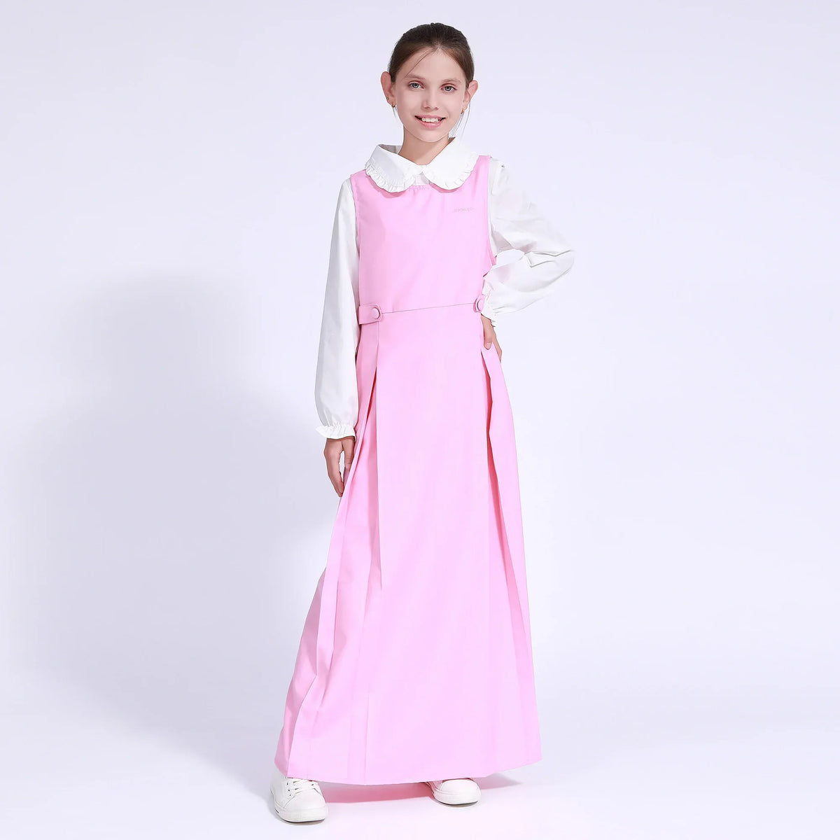 Embroidery Uniform Shirt for Girls Image