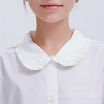 Embroidery Uniform Shirt for Girls Image