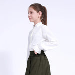 Embroidery Uniform Shirt for Girls Image