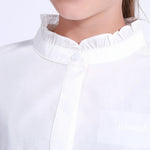 Embroidery Uniform Shirt for Girls Image