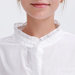 Embroidery Uniform Shirt for Girls Image