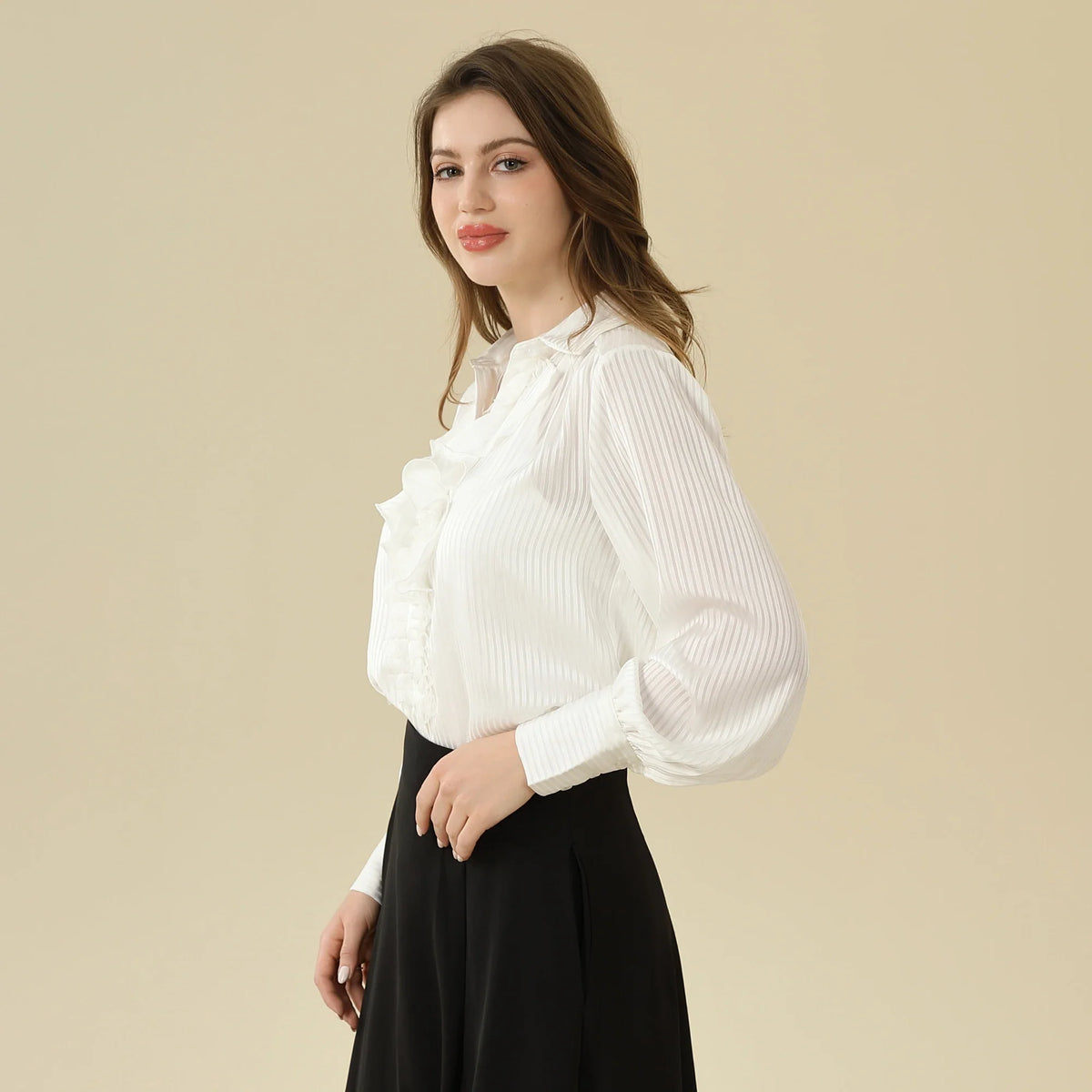 قميص مخطط للنساء