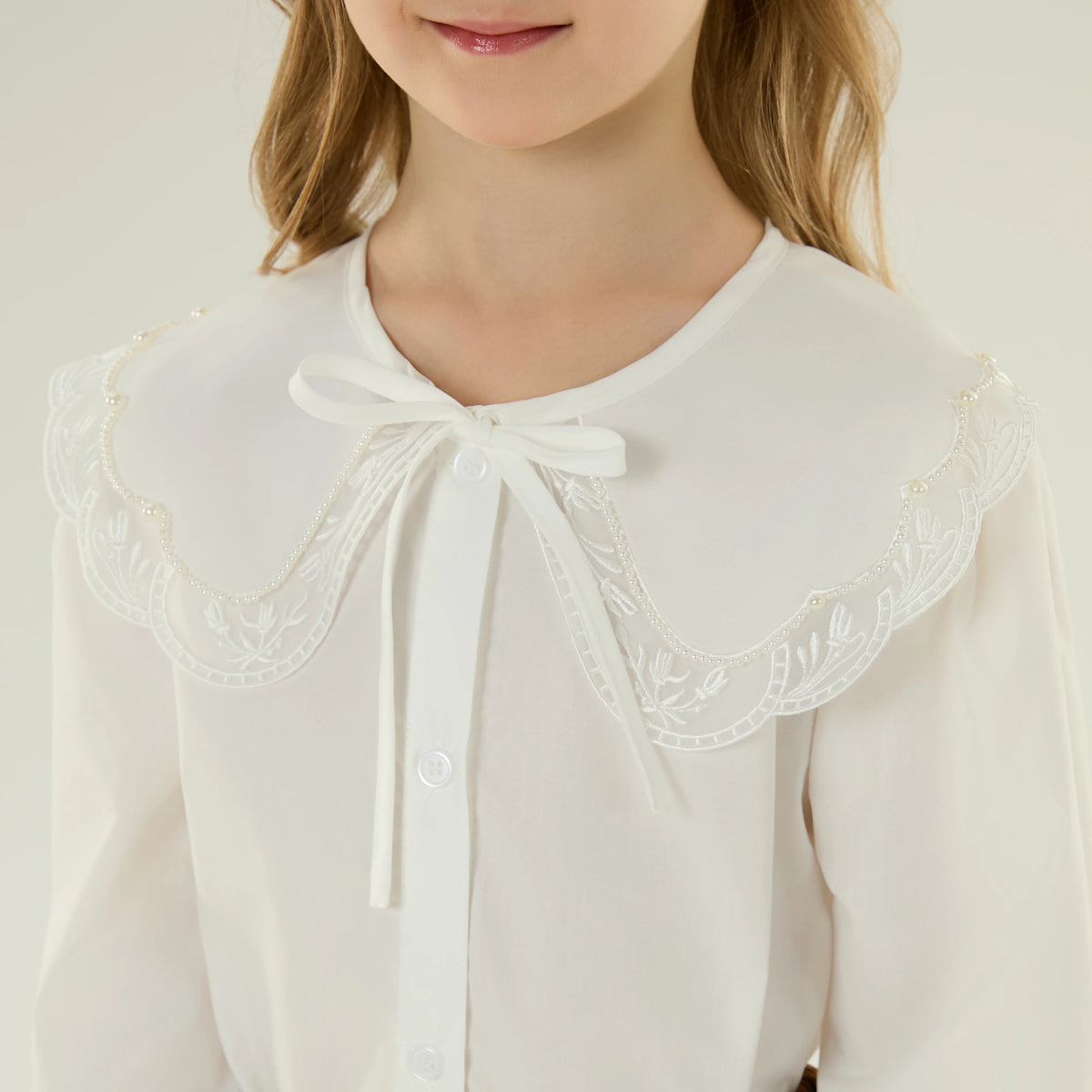 Embroidery Casual Shirt for Girls