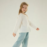 Jacquard Casual Shirt for Girls