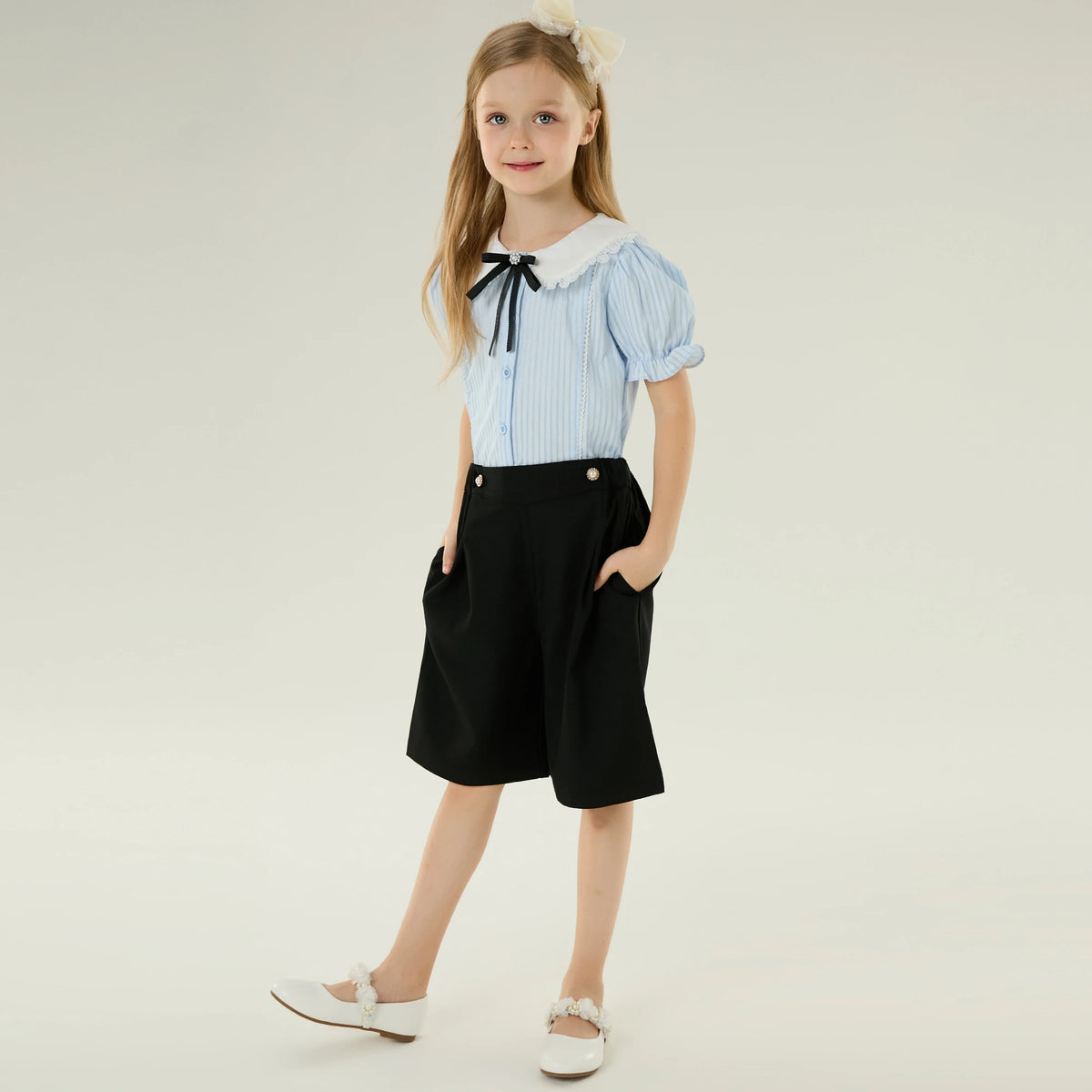 Striped Casual Shirt for Girls