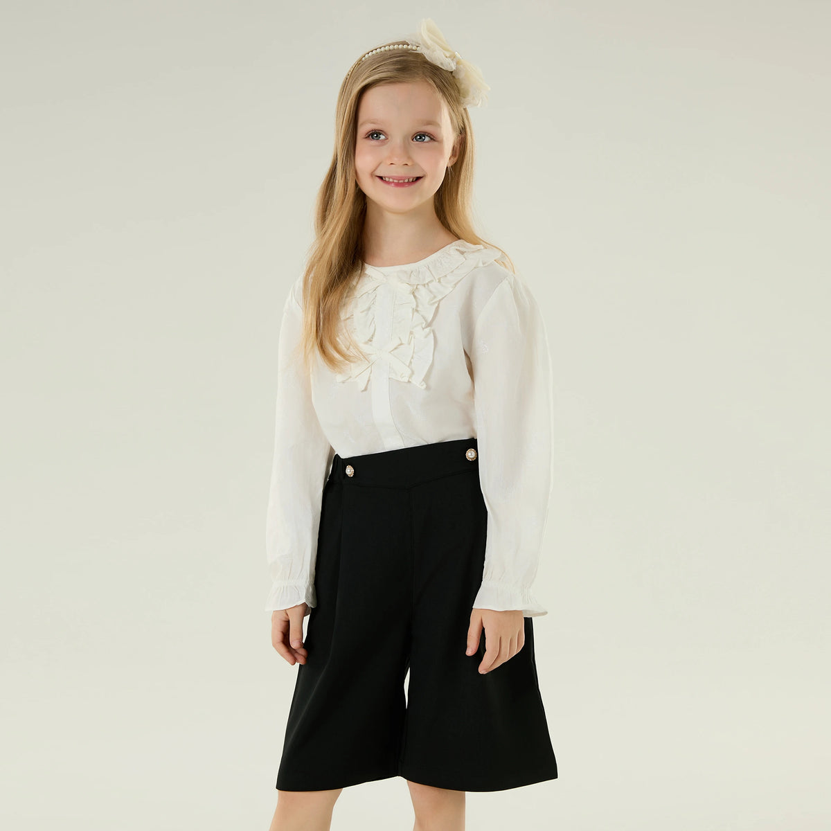 Jacquard Casual Shirt for Girls