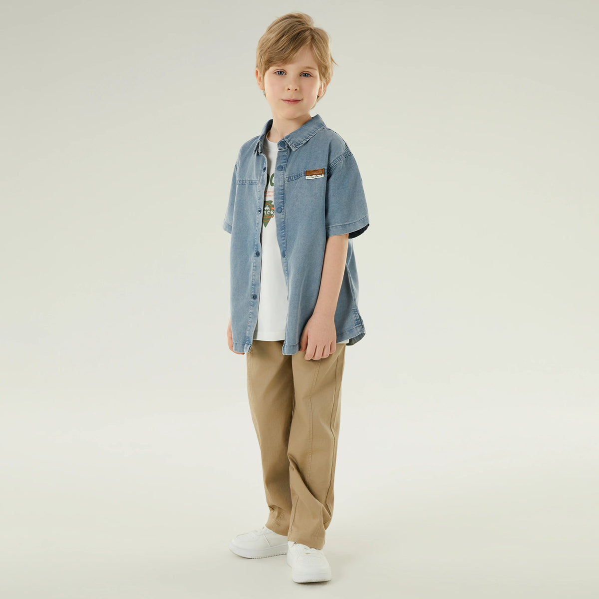 قميص جينز كاجوال للأولاد