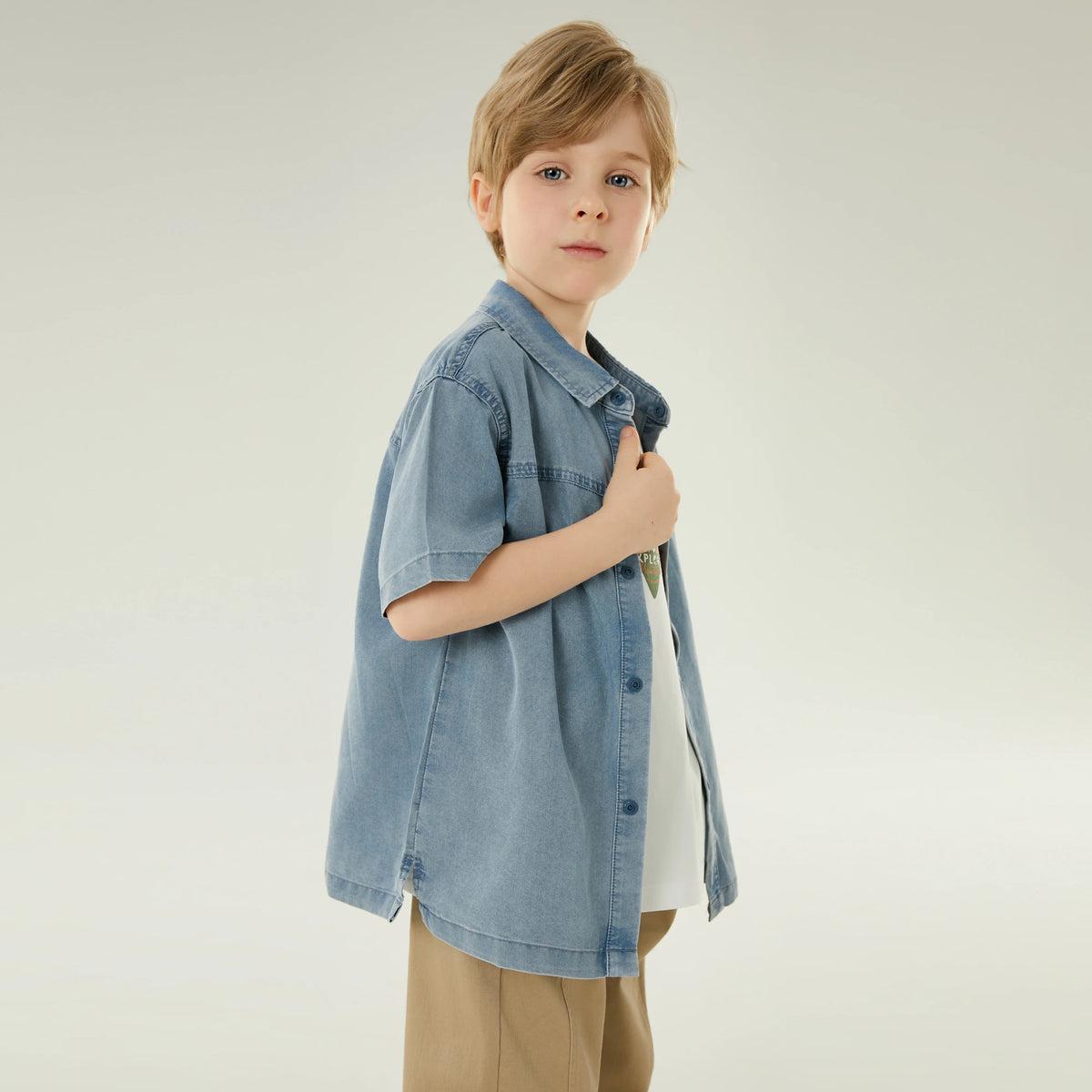 قميص جينز كاجوال للأولاد