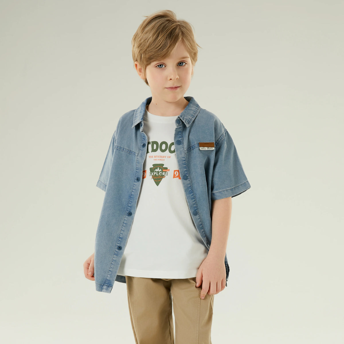 قميص جينز كاجوال للأولاد