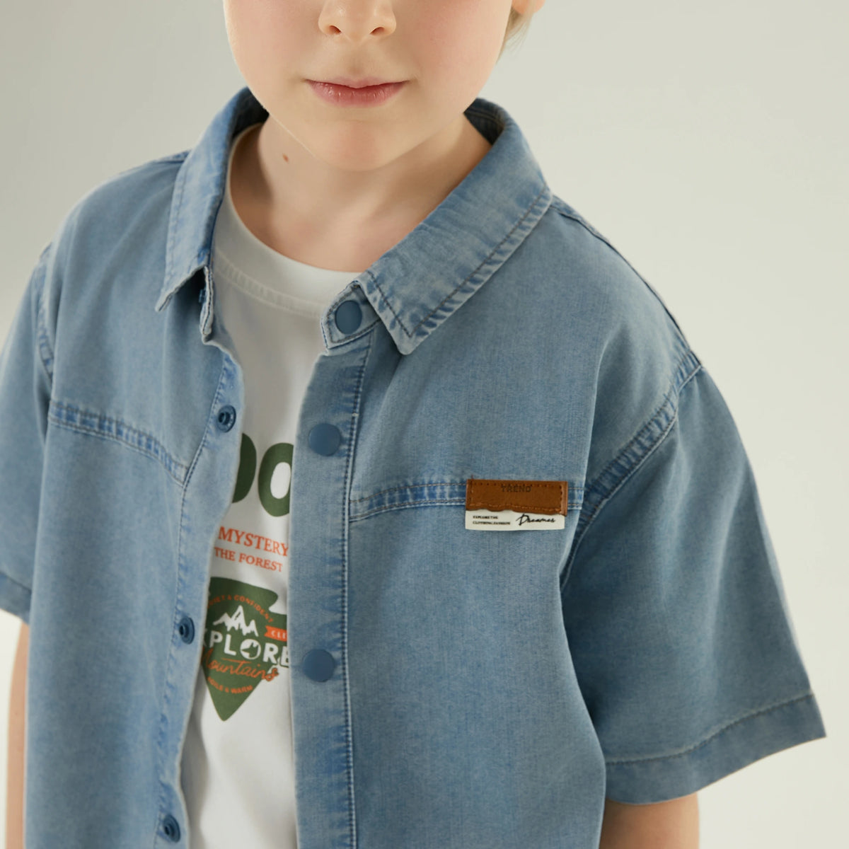 قميص جينز كاجوال للأولاد