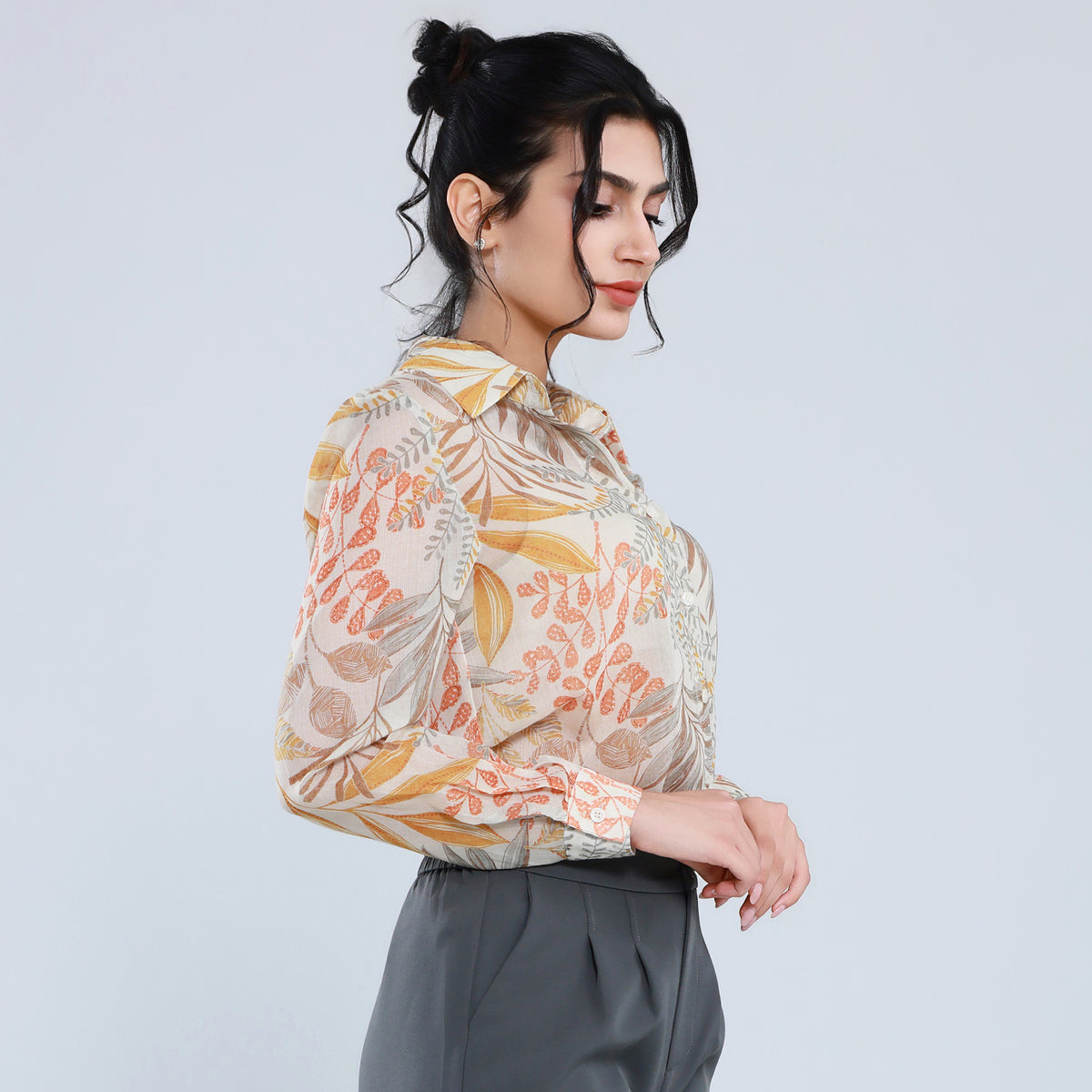 Elegant Floral Shirt for Women
