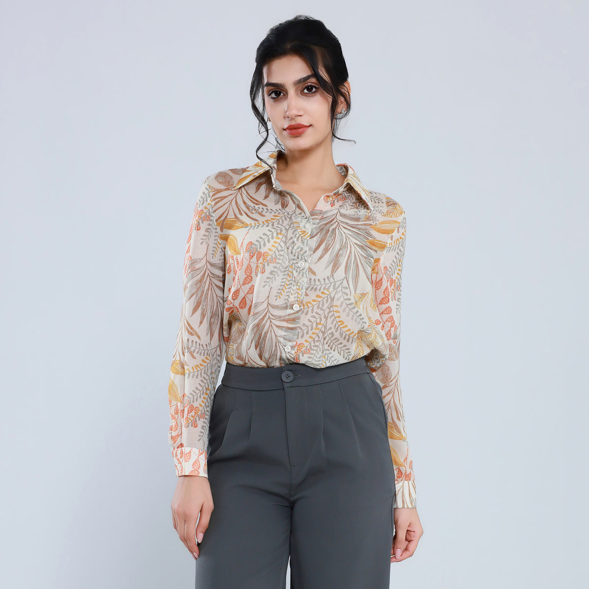 Elegant Floral Shirt for Women