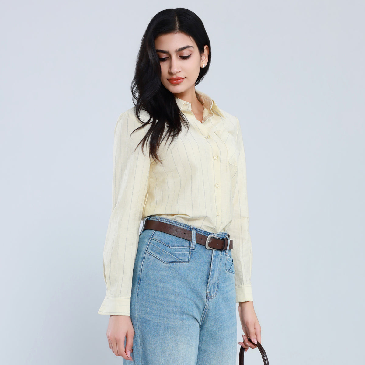 Elegant Striped Shirt for Women