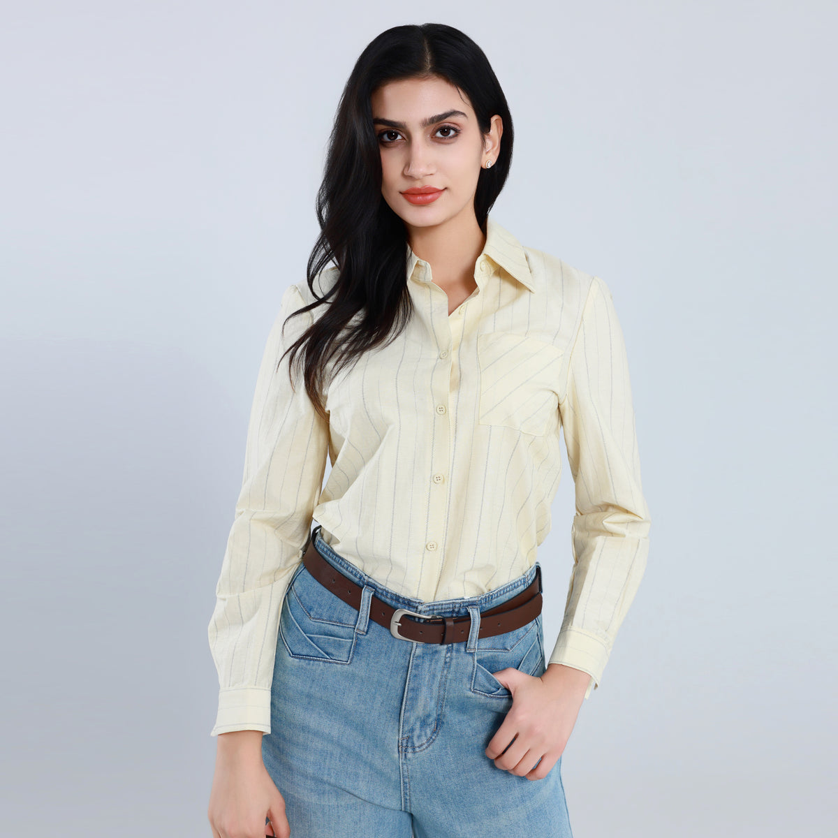 Elegant Striped Shirt for Women