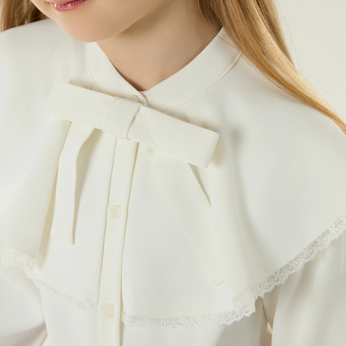 laced Elegant Shirt for Girls