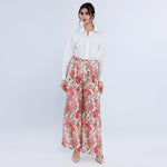 قميص كاجوال مزين بنمط الزهور للنساء