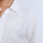 قميص كاجوال مزين بنمط الزهور للنساء