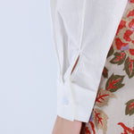 قميص كاجوال مزين بنمط الزهور للنساء