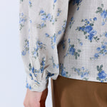 قميص كاجوال مزين بنمط الزهور للنساء