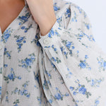 قميص كاجوال مزين بنمط الزهور للنساء