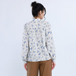 قميص كاجوال مزين بنمط الزهور للنساء