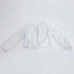 قميص كاجوال مزين بدانتيل للنساء