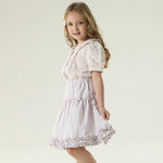 قميص بنمط الزهور للبنات