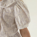 قميص بنمط الزهور للبنات