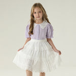 قميص بنمط الزهور للبنات