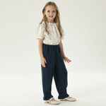 قميص بنمط الزهور للبنات