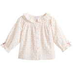 قميص بنمط الزهور للبنات المواليد