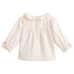 قميص بنمط الزهور للبنات المواليد