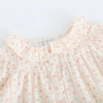 قميص بنمط الزهور للبنات المواليد